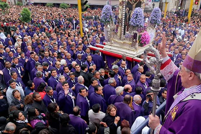 No tengamos miedo nunca porque el Señor de los Milagros está con nosotros, dice Cardenal