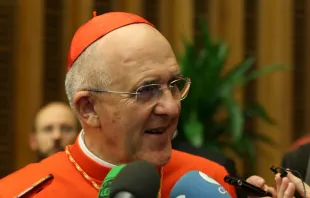 El nuevo Cardenal Arzobispo de Madrid, Carlos Osoro Sierra. Foto. Daniel Ibáñez / ACI Prensa 