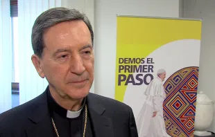 El Cardenal Salazar durante la entrevista. Foto: ACI Prensa 