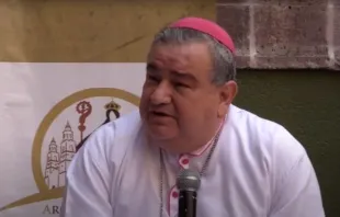 Mons. Carlos Garfias Merlos. Crédito: Captura de video / Arquidiócesis de Morelia. 