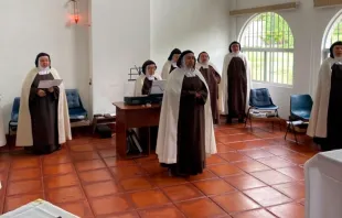 Religiosas del Monasterio Carmelita de Jesús María y José (Chile). Crédito: Dpto. Comunicaciones Obispado San Bernardo 