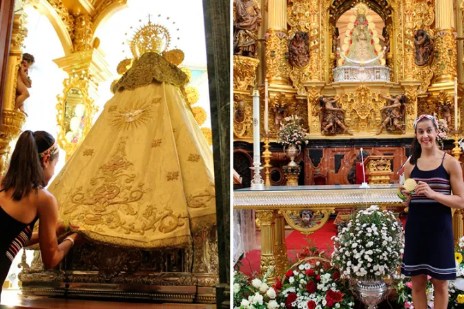 Campeona olímpica dedica medalla de oro a la Virgen del Rocío