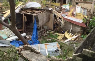 Una de las miles de casas dañadas por el huracán María en Puerto Rico / Foto: Facebook Cáritas Puerto Rico 