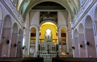 Basílica de Nuestra Señora del Carmen, en Nogoyá, donde se produjo uno de los robos. Crédito: Página de Facebook basílica Nuestra Señora del Carmen 
