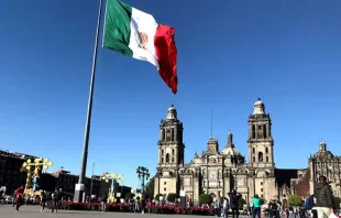 Catedral Primada de México y el Sagrario Metropolitano. Crédito: David Ramos / ACI Prensa. 