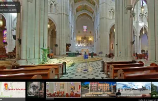 Visita virtual a la Catedral de la Almudena (Espau00f1a) / Foto: Captura de pantalla Google 