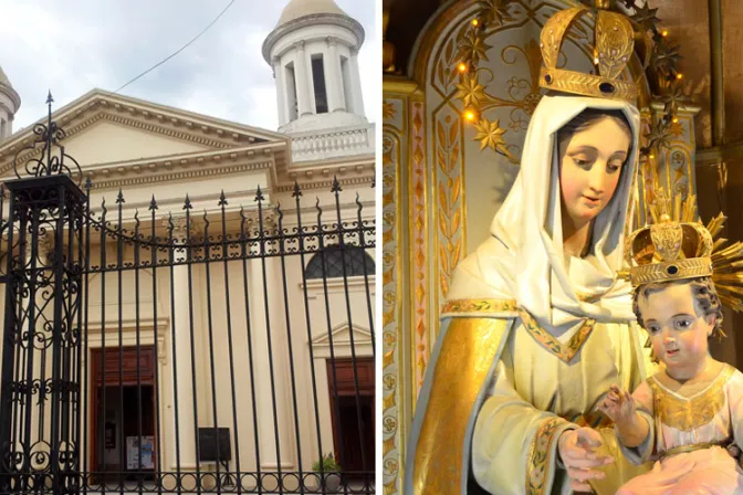 Profanan catedral y roban coronas de Virgen María y Niño Jesús