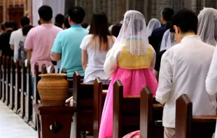 Católicos coreanos (imagen referencial) / Foto: Alan Holdren (ACI Prensa) 