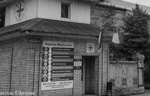 Sede de Cáritas en Mariupol. Crédito foto: Cáritas Ucrania  Cáritas Ucrania