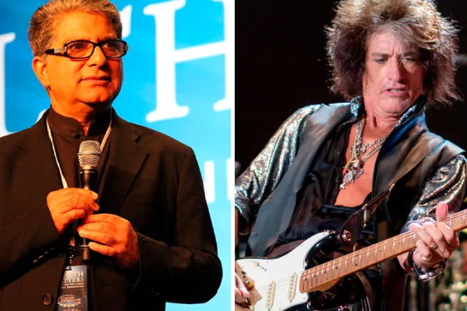 Deepak Chopra y guitarrista de Aerosmith en conferencia de salud organizada por Vaticano 