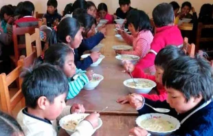 Comedor Pacobamba, Bolivia. Cru00e9dito: Asociaciu00f3n Nayrar Sarapxau00f1ani - Iglesia Viva. 