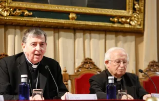 Cardenal Kurt Koch y el Arzobispo de Valencia, Cardenal Antonio Cañizares. Foto: Agencia AVAN.  