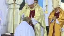 Consagración de Mons. Sánchez como nuevo Arzobispo de Tucumán / Captura de pantalla (Youtube)