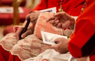 Consistorio público ordinario para la creación de nuevos cardenales del 5 de octubre del 2019. Crédito: Daniel Ibañez / ACI Prensa 