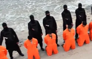 Ejecución de cristianos / Foto: Captura video ISIS 