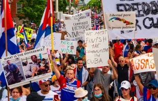 Protestas por Cuba / Crédito: Flickr de lezumbalaberenjena (CC BY-NC-ND 2.0) 