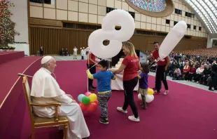 El Papa festeja su cumpleaños. Foto: L'Osservatore Romano 
