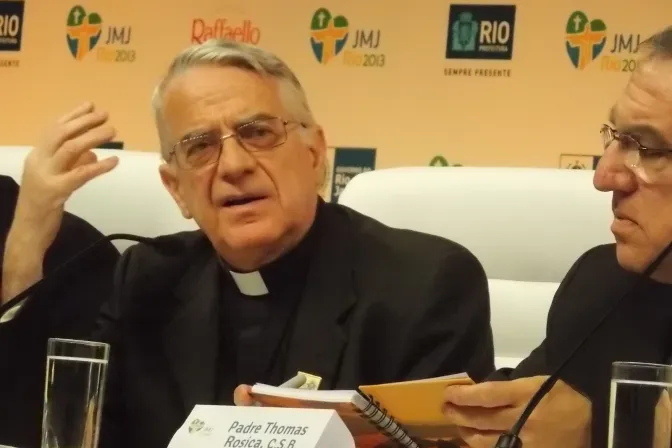 P. Lombardi explica "nueva perspectiva" del Papa sobre las Jornadas Mundiales de la Juventud