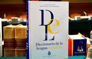 Diccionario de la lengua española, publicado por la RAE. Foto: Real Academia Española / Wikimedia España. 
