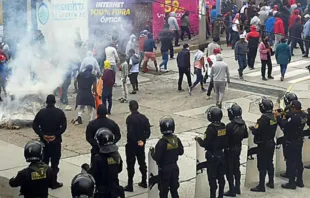 Imagen referencial de protestas en Perú / Crédito: ANDINA/Difusión 