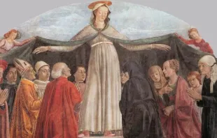 Pintura de la Virgen de la Merced 1472 de Domenico Ghirlandaio. Crédito: Dominio público. 