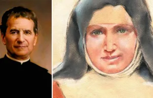 Don Bosco y María Francesca de Jesús Rubatto | Crédito: Cortesía de Instituciones Salesianas de Educación Superior y Conferencia Episcopal del Uruguay 
