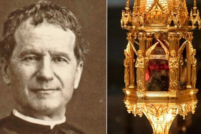 Roban reliquia de Don Bosco