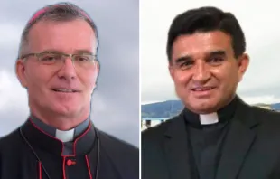 Mons. Antonio Crameri (izquierda) y Mons. Luis Bernardino Núñez Villacís (derecha) / Crédito: Facebook de Iglesia Católica Ecuador 