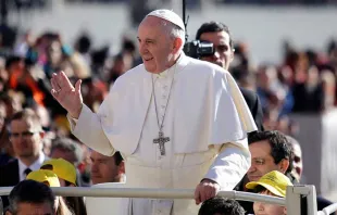 El Papa Francisco en una Audiencia General / Foto: Lucía Ballester (ACI Prensa) 