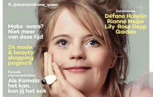 Enya en portada de mayo de Glamour Países Bajos. 