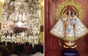 Misa en la Ermita de la Caridad (Miami) - Imagen de la Virgen llevada por el Papa Francisco / Foto: Facebook Ermita de la Caridad 