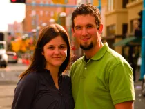 Elaine y Jonathan Huguenin. Foto: Bruce Ellefson / Alliance Defending Freedom