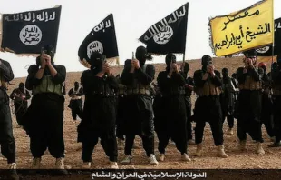 Extremistas musulmanes del Estado Islámico. Foto: Wikipedia / Dominio Público. 