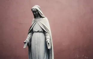 Imagen referencial de una estatua mariana. Crédito: Foto de Jon Tyson en Unsplash 