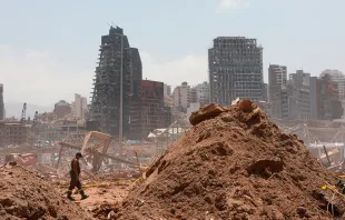 El 4 de agosto de 2020, explosiones destruyeron el puerto marítimo de Beirut, Líbano. Cédito:  EU Civil Protection and Humanitarian Aid (CC BY-NC-ND 2.0) 