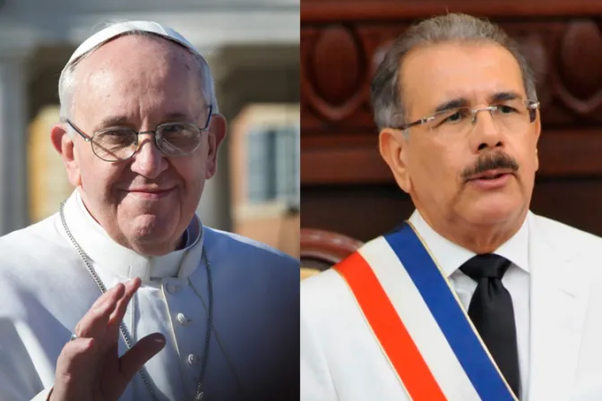 El Papa Francisco dialoga con presidente dominicano sobre normas migratorias