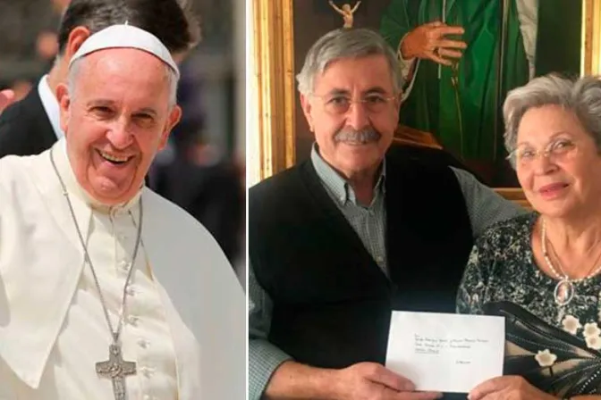 Hicieron un donativo para cristianos perseguidos y así les respondió el Papa Francisco