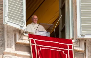 El Papa Francisco durante el Ángelus. Foto: L'Osservatore Romano 