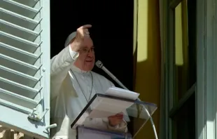 El Papa Francisco en el Ángelus de hoy. Captura Youtube 