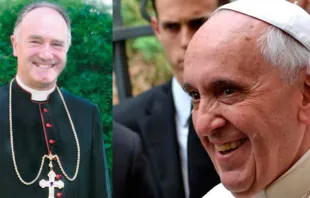 El superior de los Lefevbrianos, Bernard Fellay y el Papa Francisco 