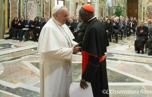 Papa Francisco en audiencia de esta mau00f1ana. Foto: L'Osservatore Romano. 