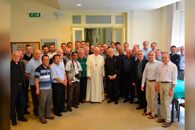 Papa Francisco celebró fiesta de San Ignacio de Loyola con jesuitas de Roma