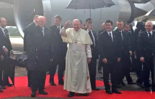 El Papa Francisco llegó a Paraguay - Foto: David Ramos (ACI Prensa) 
