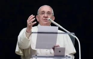 El Papa Francisco se dirige a los fieles. Foto: L'Osservatore Romano 
