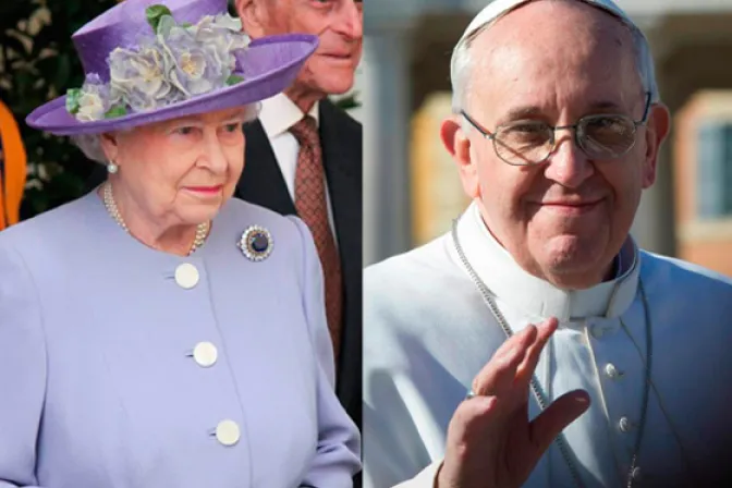 El Papa Francisco recibe a la Reina Isabel de Inglaterra