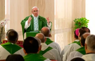 El Papa en Misa en Santa Marta / Foto: L'Osservatore Romano 