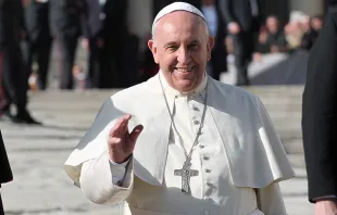 El Papa Francisco en la Plaza de San Pedro. Foto: Bohumil Petrick (ACI Prensa) 