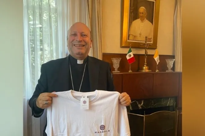 Representante del Papa en México bendice peregrinación virtual a Tierra Santa