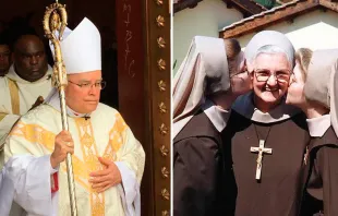 Arzobispo de Filadelfia, Charles Chaput y Madre Angélica  / EWTN - Matthew Hadro  