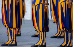 Guardia Suiza del Vaticano. Crédito: Daniel Ibáñez/ACI Prensa 